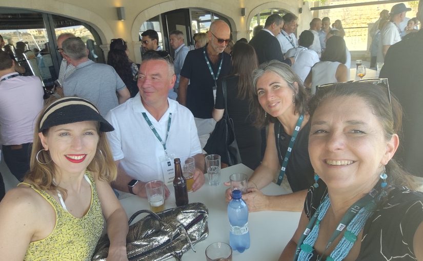 Geraldine Spiteri representing Asteria Advisory at Corporate Jet Investor Malta 2026, participating in discussions on business aviation and aircraft transactions.